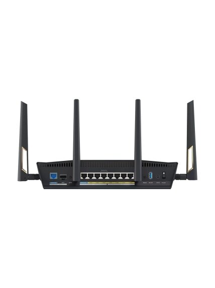 Dual-band WiFi 7 AiMesh Extendable Performance Router | RT-BE88U | 802.11be | 10/100/1000 Mbit/s | Ethernet LAN (RJ-45) ports 4 | Mesh Support Yes | MU-MiMO Yes | 3G/4G data sharing | Antenna type External 3 Dual-band WiFi 7 AiMesh Extendable Performance Router | RT-BE88U | 802.11be | 10/100/1000 Mbit/s | Ethernet LAN (RJ-45) ports 4 | Mesh Support Yes | MU-MiMO Yes | 3G/4G data sharing | Antenna type External 3
