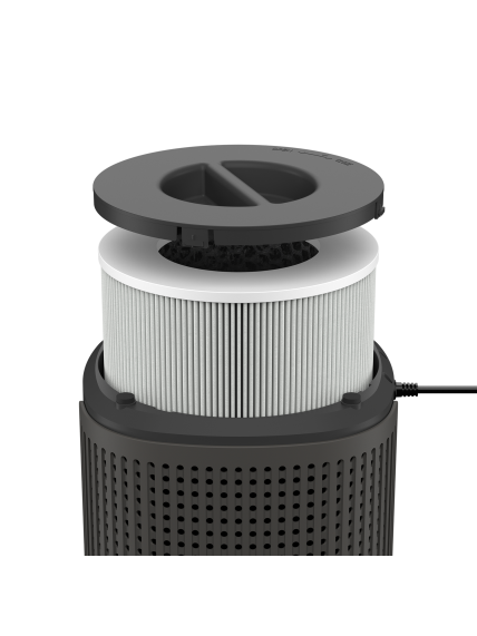 Duux Smart Air Purifier | Bright 2 | 4-22 W | Suitable for rooms up to 42 m² | Black 3