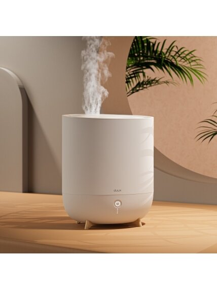 Duux | Smart Humidifier | Neo | Water tank capacity 5 L | Suitable for rooms up to 50 m² | Ultrasonic | Humidification capacity 500 ml/hr | Greige 8 Duux | Smart Humidifier | Neo | Water tank capacity 5 L | Suitable for rooms up to 50 m² | Ultrasonic | Humidification capacity 500 ml/hr | Greige 8