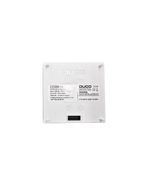 DUCO nstallation Kit (Silent Connect, Focus, Energy Comfort (Plus), Premium and Sky) DUCO nstallation Kit (Silent Connect, Focus, Energy Comfort (Plus), Premium and Sky)