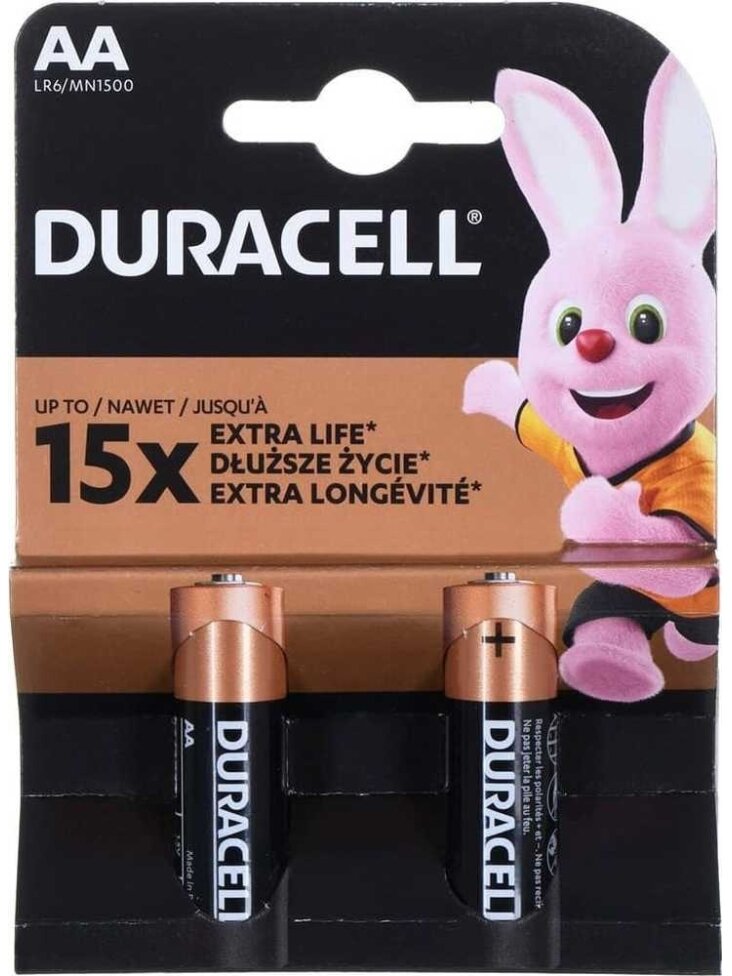 Duracell | Basic MN1500 BL2 | AA Duracell | Basic MN1500 BL2 | AA