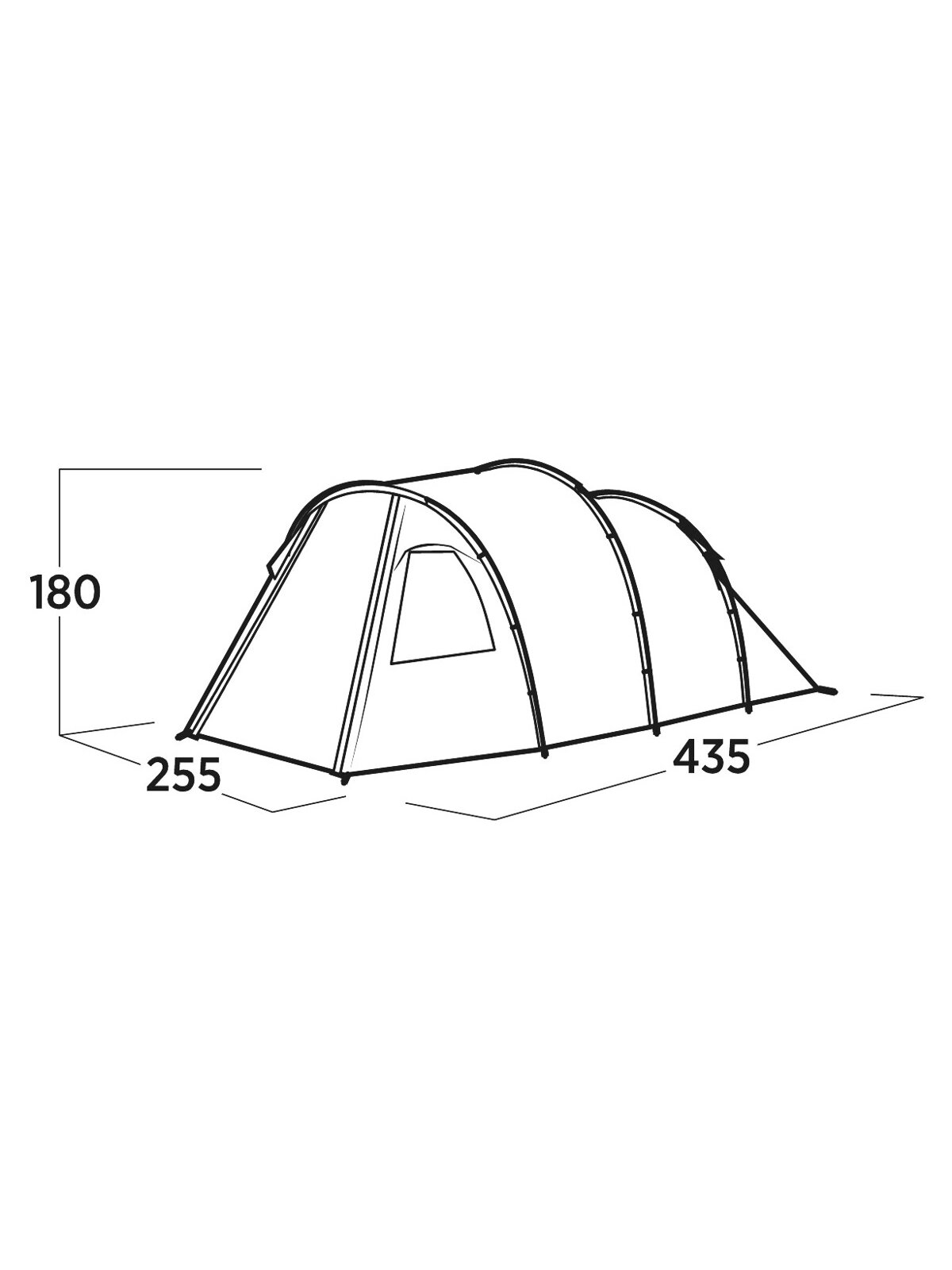 Easy Camp Family tent | Hidra 4 | 4 person(s) | Green 4 Easy Camp Family tent | Hidra 4 | 4 person(s) | Green 4