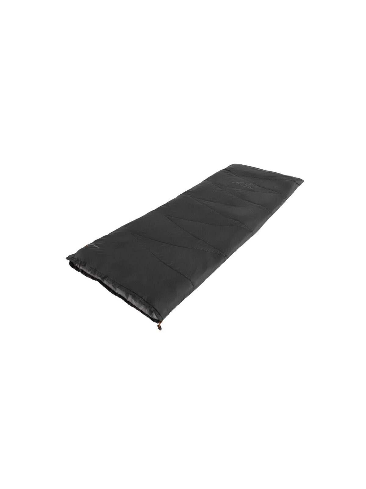 Easy Camp Starling Square Black 10°C | Sleeping Bag | 190 x 75 cm | 5 to 15 °C | One-way, L-shaped