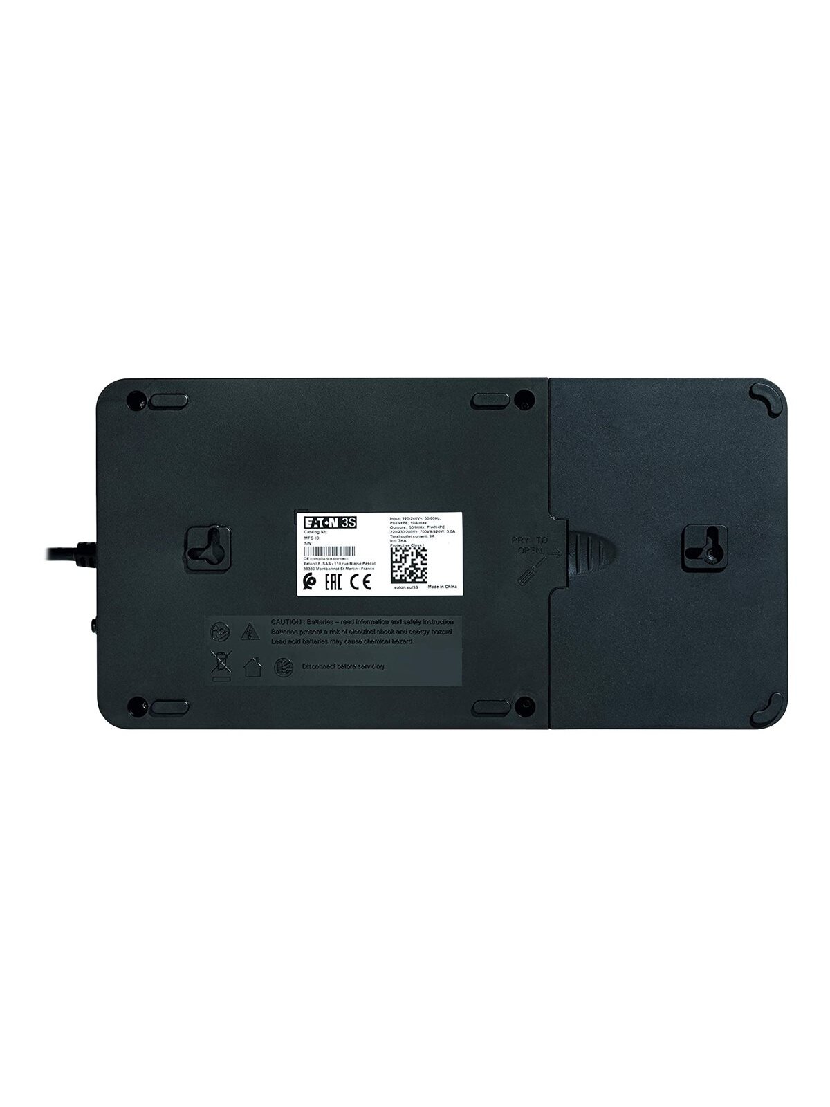 Eaton 3S Gen2 UPS DIN, 450 VA, 270 W, Input: Schuko, Outputs: (3) Schuko, (3) Schuko surge only, Tower | 3S450D 2 Eaton 3S Gen2 UPS DIN, 450 VA, 270 W, Input: Schuko, Outputs: (3) Schuko, (3) Schuko surge only, Tower | 3S450D 2