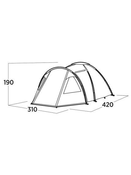 Easy Camp Family tent | Kinn 5 | 5 person(s) | Green 4 Easy Camp Family tent | Kinn 5 | 5 person(s) | Green 4