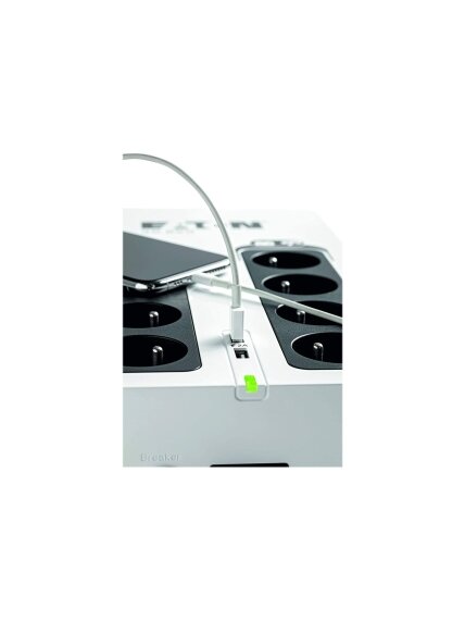Eaton 3S Gen2 UPS DIN, 450 VA, 270 W, Input: Schuko, Outputs: (3) Schuko, (3) Schuko surge only, Tower | 3S450D 3 Eaton 3S Gen2 UPS DIN, 450 VA, 270 W, Input: Schuko, Outputs: (3) Schuko, (3) Schuko surge only, Tower | 3S450D 3