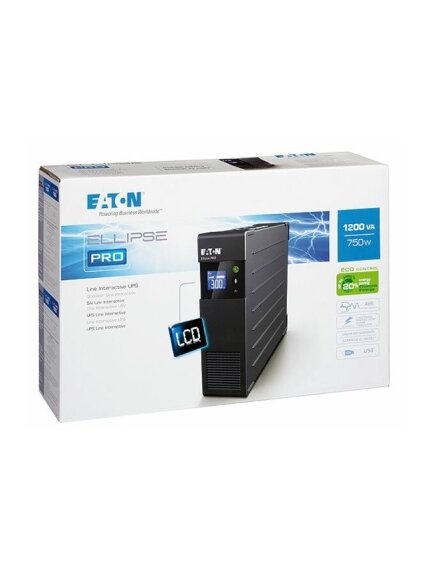 Eaton | UPS | Ellipse PRO 1200 DIN | 1200 VA | 750 W 5 Eaton | UPS | Ellipse PRO 1200 DIN | 1200 VA | 750 W 5