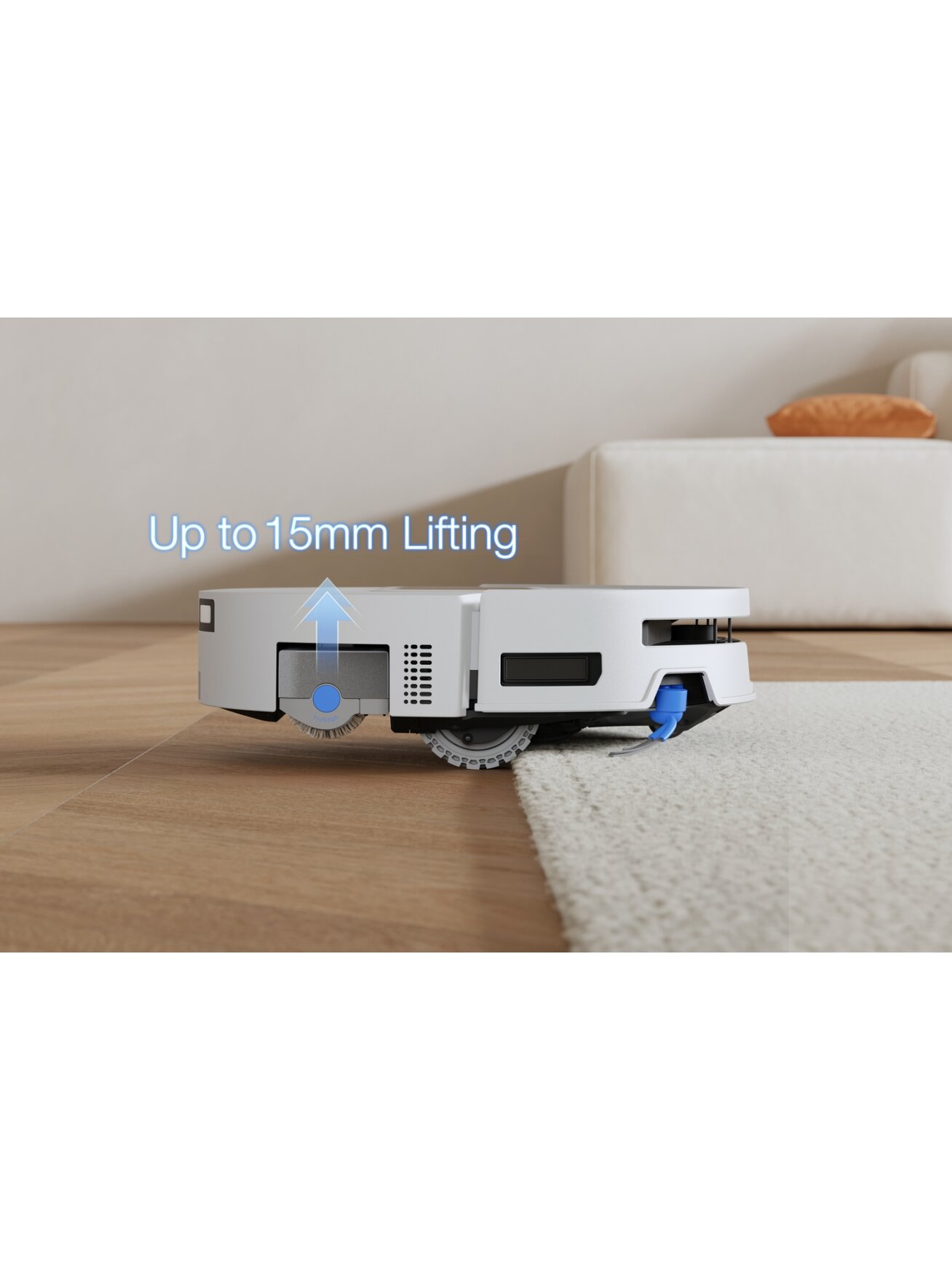 Ecovacs Robot Vacuum Cleaner | DEEBOT T90 Max OMNI | Wet&Dry | Operating time (max) 257 min | 5200 mAh | Dust capacity 2.5 L | 30000 Pa | White 8