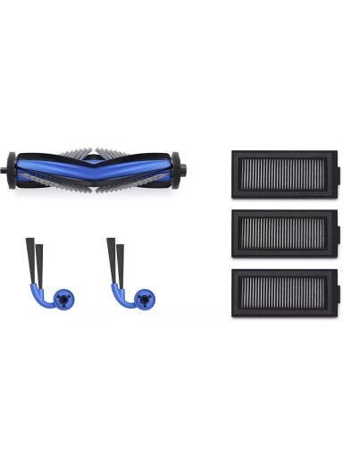 Ecovacs DKT060223 DEEBOT X11 Service Kit Antibacterial Filter x3, Anti-Tangle Side Brush x2, Anti-Tangle Main Brush x1