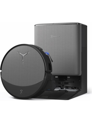 Ecovacs Robotic Vacuum Cleaner | DEEBOT T90 PRO OMNI | Wet&Dry | Operating time (max) 350 min | Li-Ion | 4000 mAh | Dust capacity 0.25 L | 30000 Pa | Black Ecovacs Robotic Vacuum Cleaner | DEEBOT T90 PRO OMNI | Wet&Dry | Operating time (max) 350 min | Li-Ion | 4000 mAh | Dust capacity 0.25 L | 30000 Pa | Black