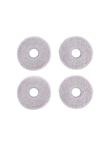 Ecovacs | Washable Improved Mopping Pads for OZMO Turbo Mopping Systems of X1 OMNI/X1 TURBO/T10 TURBO/ T20 OMNI/X2 OMNI | D-WP04-0012 | 4 pc(s) Ecovacs | Washable Improved Mopping Pads for OZMO Turbo Mopping Systems of X1 OMNI/X1 TURBO/T10 TURBO/ T20 OMNI/X2 OMNI | D-WP04-0012 | 4 pc(s)