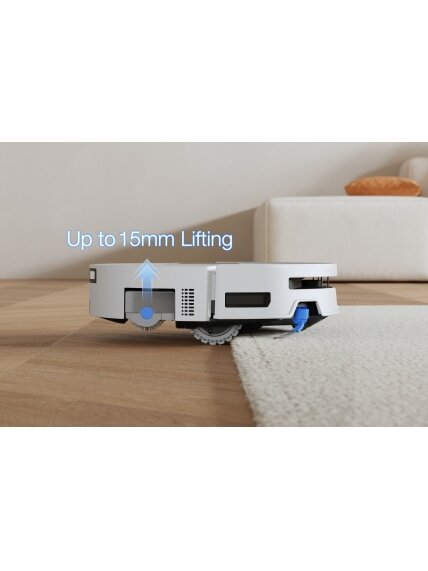 Ecovacs Robot Vacuum Cleaner | DEEBOT T90 Max OMNI | Wet&Dry | Operating time (max) 257 min | 5200 mAh | Dust capacity 2.5 L | 30000 Pa | White 8 Ecovacs Robot Vacuum Cleaner | DEEBOT T90 Max OMNI | Wet&Dry | Operating time (max) 257 min | 5200 mAh | Dust capacity 2.5 L | 30000 Pa | White 8