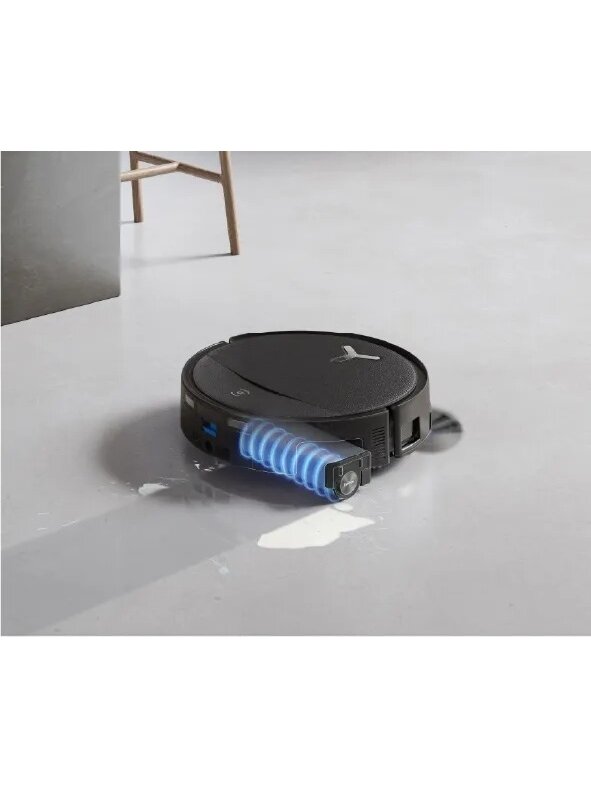 Ecovacs Robotic Vacuum Cleaner | DEEBOT T80S OMNI BLACK | Wet&Dry | 6400 mAh | 24800 Pa | Black 8