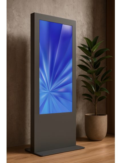 EDBAK Floor stand | IDS09.55 Indoor Public Display Totem | 55 " | Black 1