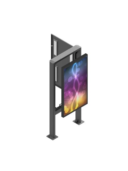 EDBAK | Floor stand | POK101 | 55 " | Maximum weight (capacity) 80 kg | Black 4