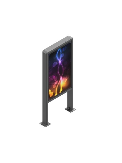 EDBAK | Floor stand | POK101 | 55 " | Maximum weight (capacity) 80 kg | Black 2