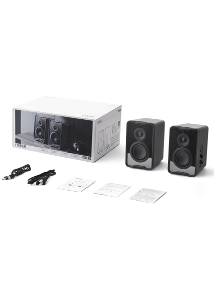 Edifier Speaker System | QR30 | 15W+15 W | Bluetooth | Black | Wireless connection 5