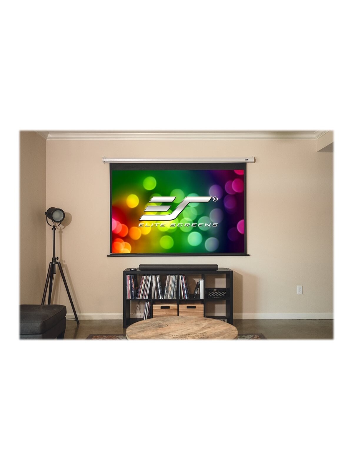 Elite Screens | Spectrum Series | Electric120V | Diagonal 120 " | 4:3 | Viewable screen width (W) 244 cm | White 3 Elite Screens | Spectrum Series | Electric120V | Diagonal 120 " | 4:3 | Viewable screen width (W) 244 cm | White 3