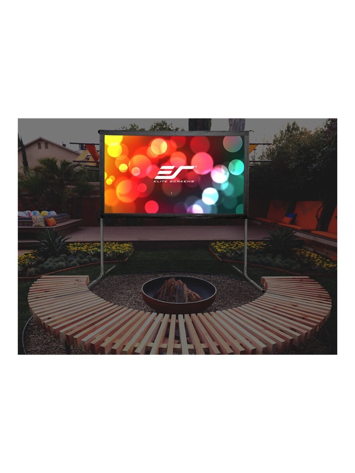 Elite Screens | Yard Master 2 Mobile Outdoor screen CineWhite | OMS120H2 | Diagonal 120 " | 16:9 | Viewable screen width (W) 266 cm 4