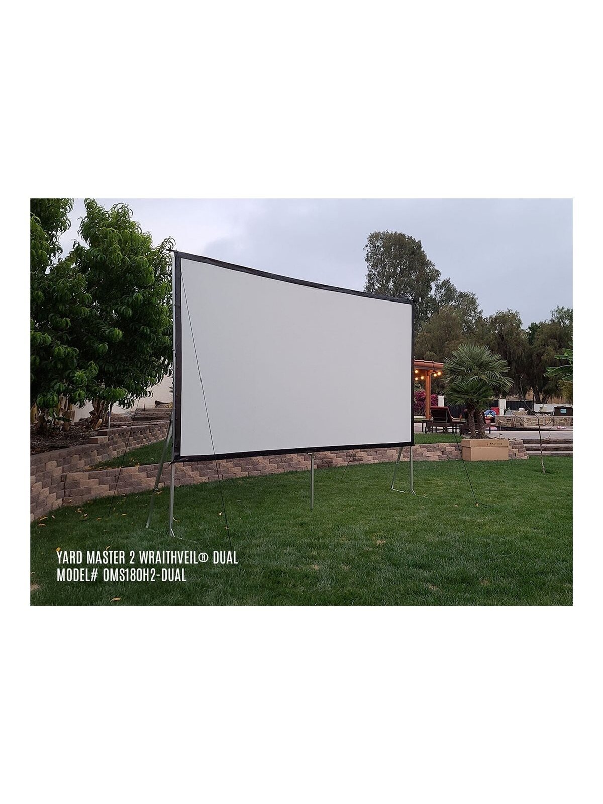 Elite Screens | Yard Master 2 Mobile Outdoor screen CineWhite | OMS120H2 | Diagonal 120 " | 16:9 | Viewable screen width (W) 266 cm 6 Elite Screens | Yard Master 2 Mobile Outdoor screen CineWhite | OMS120H2 | Diagonal 120 " | 16:9 | Viewable screen width (W) 266 cm 6
