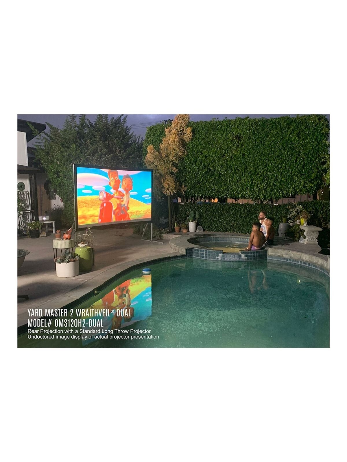 Elite Screens | Yard Master 2 Mobile Outdoor screen CineWhite | OMS120H2 | Diagonal 120 " | 16:9 | Viewable screen width (W) 266 cm 8 Elite Screens | Yard Master 2 Mobile Outdoor screen CineWhite | OMS120H2 | Diagonal 120 " | 16:9 | Viewable screen width (W) 266 cm 8