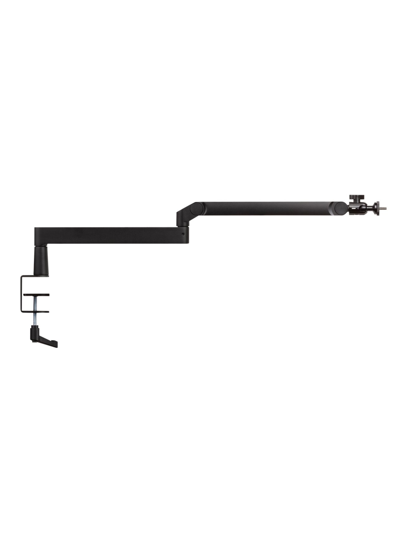 Elgato | Wave Mic Arm | 10AAN9901 | Upper Arm Desk Clearance (160 mm); Lower Arm Desk Clearance (70 mm); Horizontal Reach (740 mm); Vertical Rotation (90 ° up / 60 ° down (elbow); Desk Clamp expandable up to 60 mm | Low Profile 5 Elgato | Wave Mic Arm | 10AAN9901 | Upper Arm Desk Clearance (160 mm); Lower Arm Desk Clearance (70 mm); Horizontal Reach (740 mm); Vertical Rotation (90 ° up / 60 ° down (elbow); Desk Clamp expandable up to 60 mm | Low Profile 5