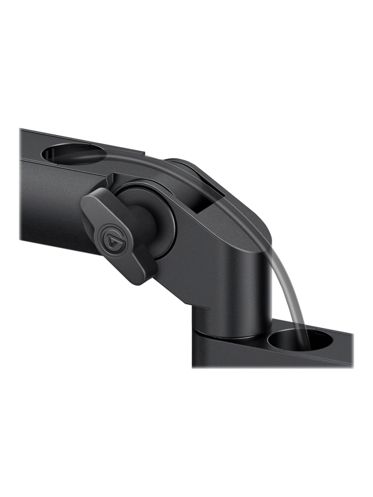 Elgato | Wave Mic Arm | 10AAN9901 | Upper Arm Desk Clearance (160 mm); Lower Arm Desk Clearance (70 mm); Horizontal Reach (740 mm); Vertical Rotation (90 ° up / 60 ° down (elbow); Desk Clamp expandable up to 60 mm | Low Profile 9