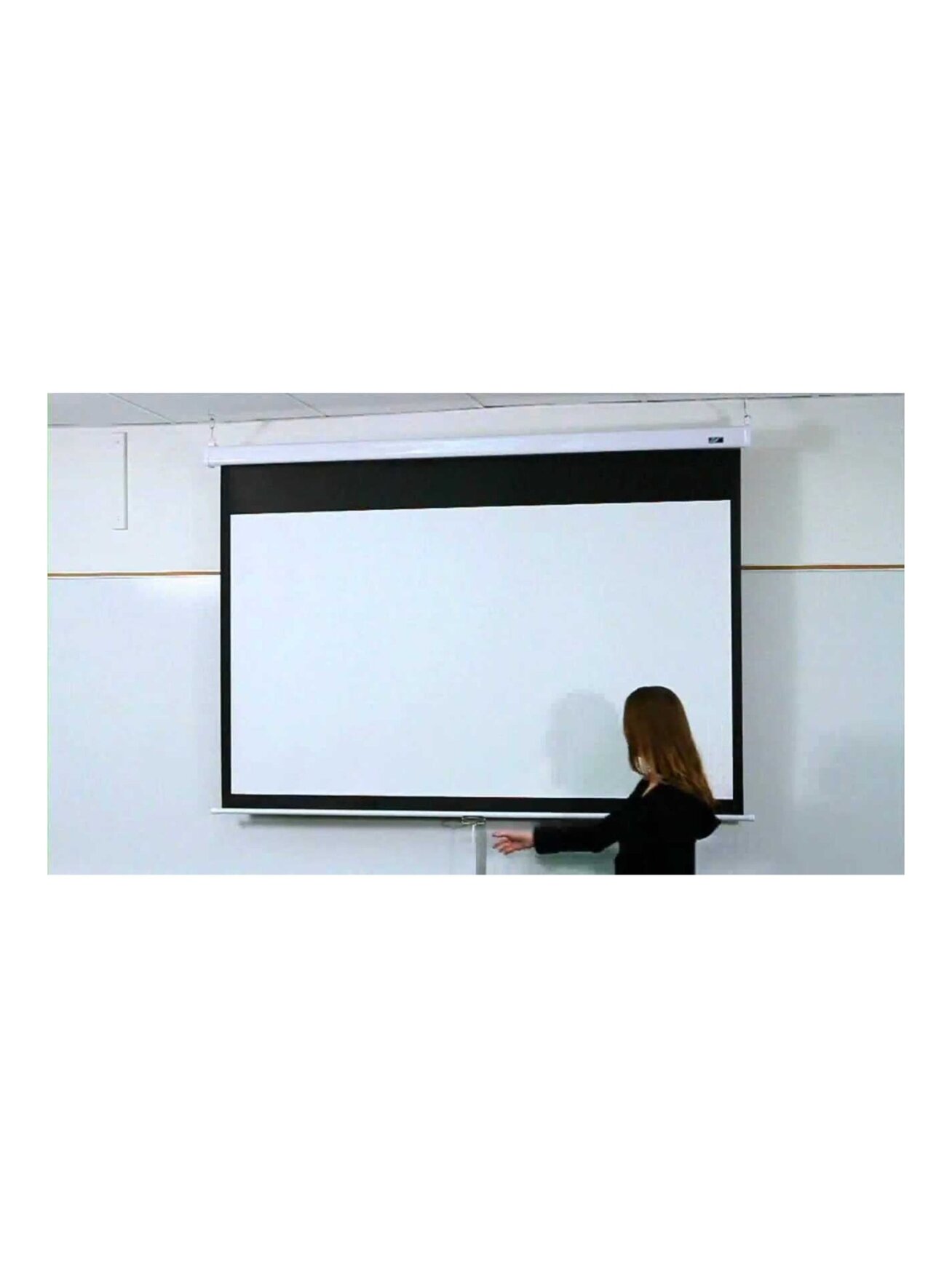 Elite Screens | Manual Series | M71XWS1 | Diagonal 71 " | 1:1 | Viewable screen width (W) 127 cm | White 5