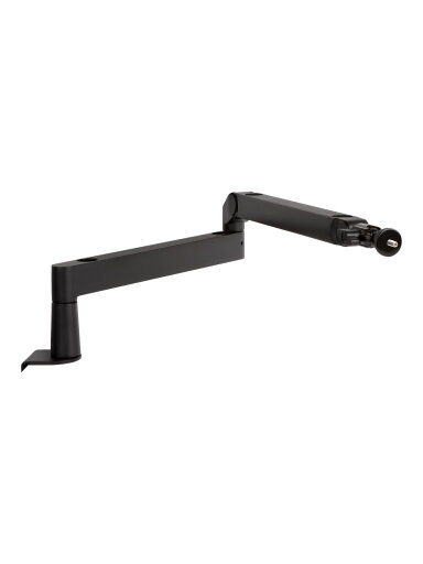 Elgato | Wave Mic Arm | 10AAN9901 | Upper Arm Desk Clearance (160 mm); Lower Arm Desk Clearance (70 mm); Horizontal Reach (740 mm); Vertical Rotation (90 ° up / 60 ° down (elbow); Desk Clamp expandable up to 60 mm | Low Profile