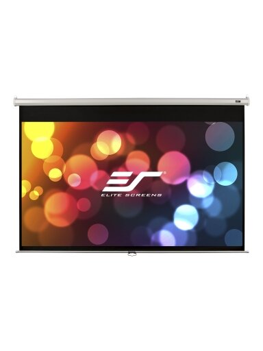 Elite Screens | M85XWS1 | Diagonal 215 cm | 1:1 | Viewable screen width (W) 152.4 cm | White