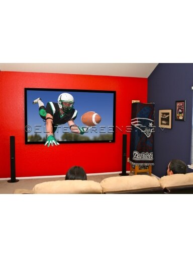 Elite Screens | SableFrame Series | ER100WH1 | Diagonal 100 " | 16:9 | Viewable screen width (W) 221 cm | Black
