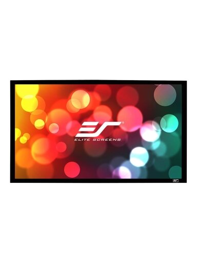 Elite Screens | SableFrame Series | ER100WH1 | Diagonal 100 " | 16:9 | Viewable screen width (W) 221 cm | Black