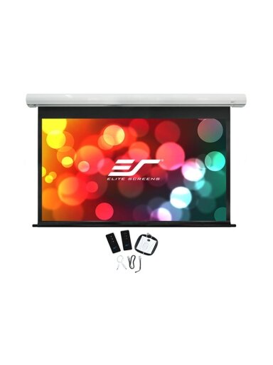 Elite Screens | Saker Series | SK110XHW-E12 | Diagonal 110 " | 16:10 | Viewable screen width (W) 244 cm | White