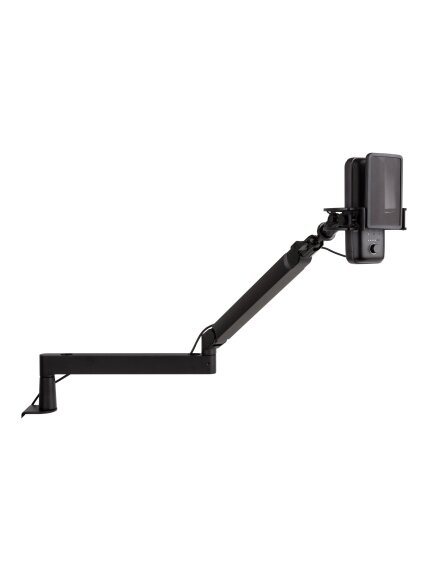 Elgato | Wave Mic Arm | 10AAN9901 | Upper Arm Desk Clearance (160 mm); Lower Arm Desk Clearance (70 mm); Horizontal Reach (740 mm); Vertical Rotation (90 ° up / 60 ° down (elbow); Desk Clamp expandable up to 60 mm | Low Profile 2 Elgato | Wave Mic Arm | 10AAN9901 | Upper Arm Desk Clearance (160 mm); Lower Arm Desk Clearance (70 mm); Horizontal Reach (740 mm); Vertical Rotation (90 ° up / 60 ° down (elbow); Desk Clamp expandable up to 60 mm | Low Profile 2