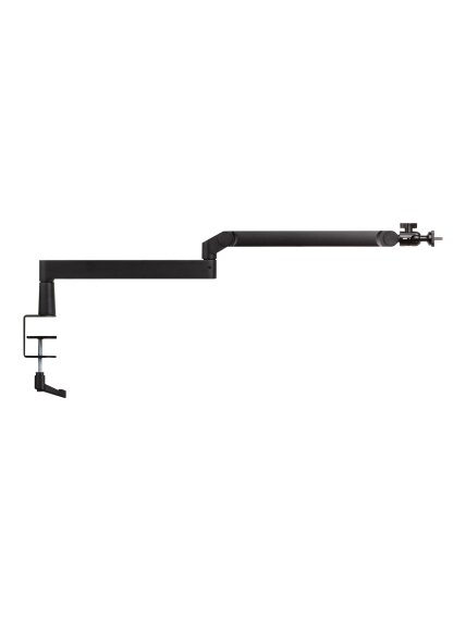 Elgato | Wave Mic Arm | 10AAN9901 | Upper Arm Desk Clearance (160 mm); Lower Arm Desk Clearance (70 mm); Horizontal Reach (740 mm); Vertical Rotation (90 ° up / 60 ° down (elbow); Desk Clamp expandable up to 60 mm | Low Profile 5