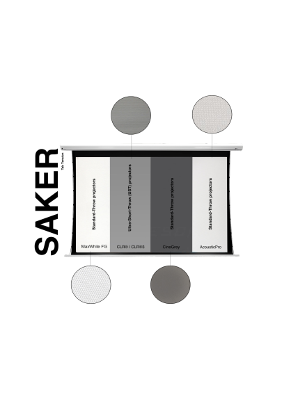 Elite Screens Electric Projection Screen, White | SKT150XHW2 | Diagonal 150 " | 16:9 3 Elite Screens Electric Projection Screen, White | SKT150XHW2 | Diagonal 150 " | 16:9 3