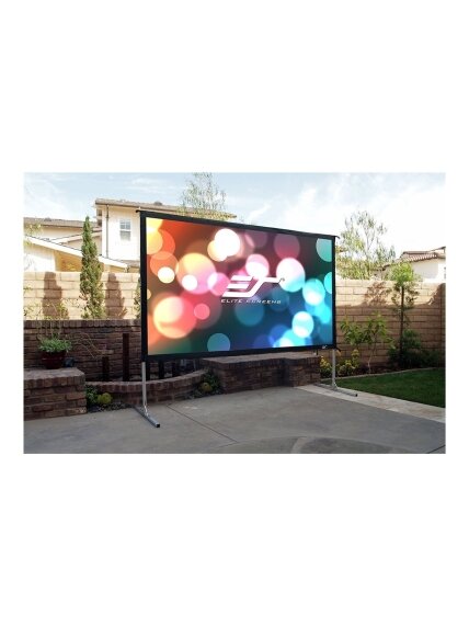 Elite Screens | Yard Master 2 Mobile Outdoor screen CineWhite | OMS120H2 | Diagonal 120 " | 16:9 | Viewable screen width (W) 266 cm 5 Elite Screens | Yard Master 2 Mobile Outdoor screen CineWhite | OMS120H2 | Diagonal 120 " | 16:9 | Viewable screen width (W) 266 cm 5