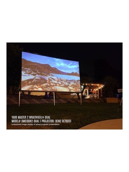 Elite Screens | Yard Master 2 Mobile Outdoor screen CineWhite | OMS120H2 | Diagonal 120 " | 16:9 | Viewable screen width (W) 266 cm 7 Elite Screens | Yard Master 2 Mobile Outdoor screen CineWhite | OMS120H2 | Diagonal 120 " | 16:9 | Viewable screen width (W) 266 cm 7