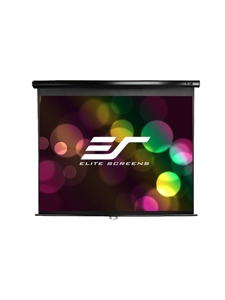 Elite Screens | Manual Series | M128UWX | Diagonal 128 " | 16:10 | Viewable screen width (W) 275 cm | Black 3 Elite Screens | Manual Series | M128UWX | Diagonal 128 " | 16:10 | Viewable screen width (W) 275 cm | Black 3