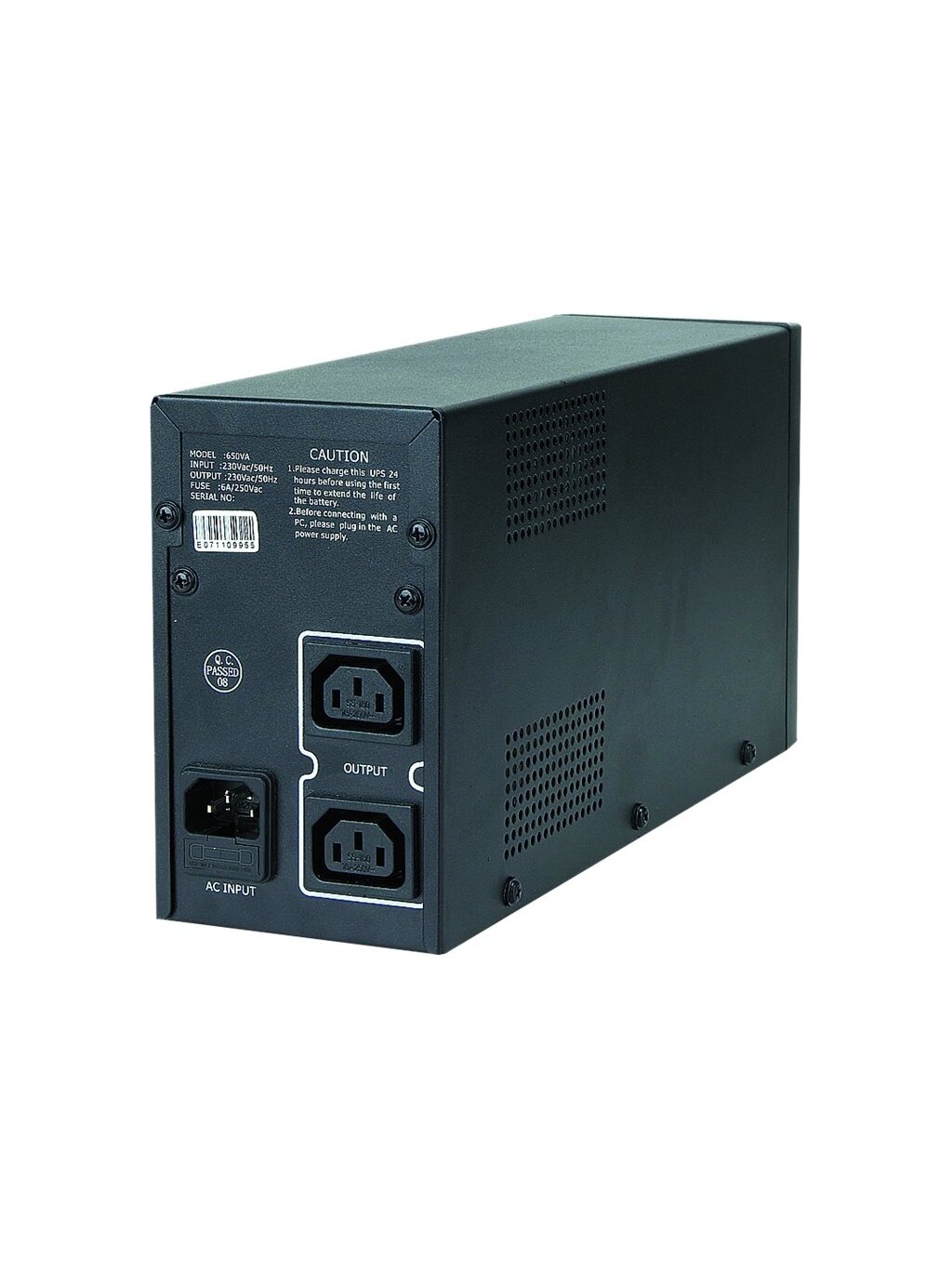 EnerGenie | UPS UPS-PC-652A with AVR | 650 VA | 220 V | 220 V 3 EnerGenie | UPS UPS-PC-652A with AVR | 650 VA | 220 V | 220 V 3