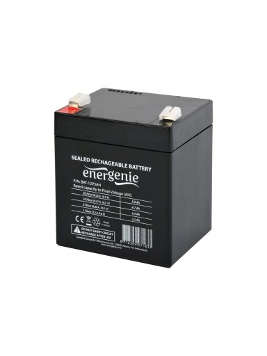 EnerGenie | Rechargeable battery 12 V 5 AH for UPS | BAT-12V5AH EnerGenie | Rechargeable battery 12 V 5 AH for UPS | BAT-12V5AH