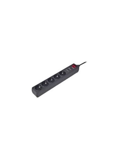 EnerGenie | Surge Protector SPG5-C-15/ 4.5 m/ 5 Sockets/ Black