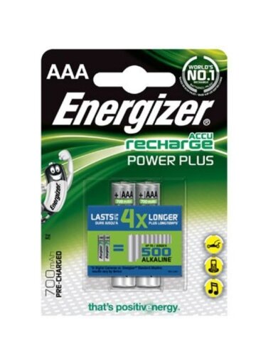 Energizer | AAA/HR03 | 700 mAh | Rechargeable Accu Power Plus Ni-MH | 2 pc(s)