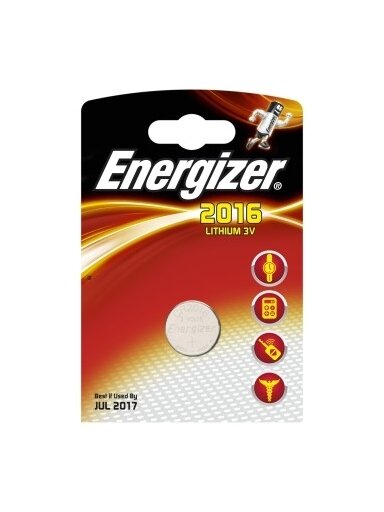 Energizer | CR2016 | Lithium | 1 pc(s)