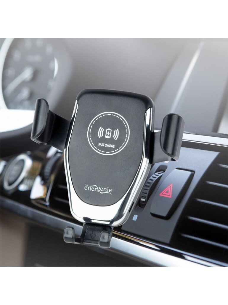 EnerGenie | EG-TA-CHAV-QI10-01 | Car smartphone holder with wireless charger | Built-in charger | 77 g 1