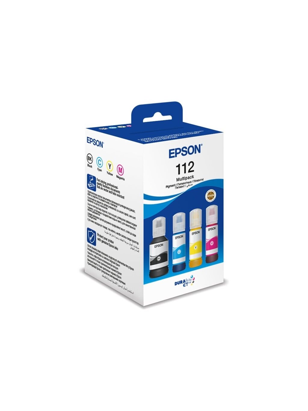 Epson 112 EcoTank 4-colour Multipack | Ink tank | Black, Cyan, Yellow, Magenta Epson 112 EcoTank 4-colour Multipack | Ink tank | Black, Cyan, Yellow, Magenta