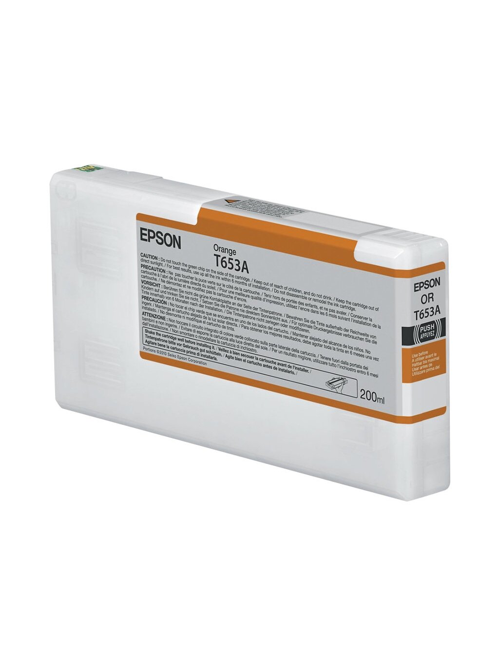 Epson T653A | Ink Cartridge | Orange Epson T653A | Ink Cartridge | Orange