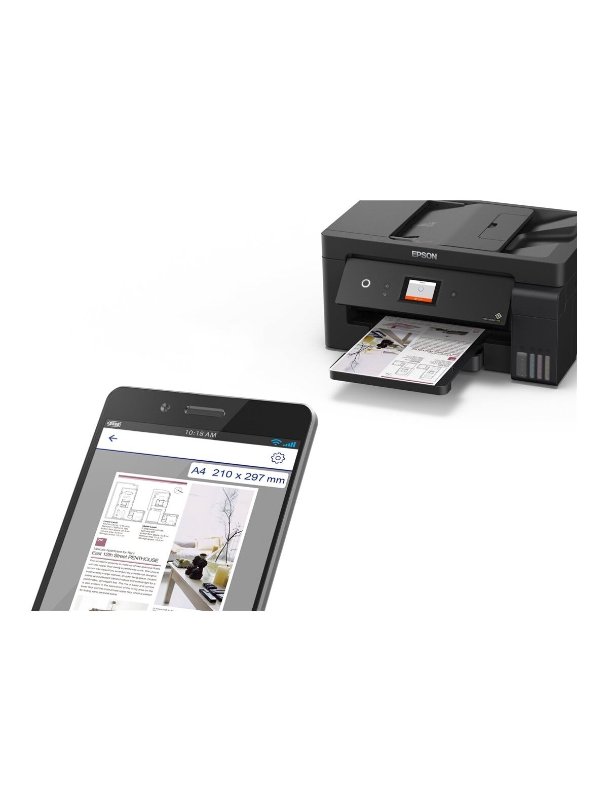 Epson | EcoTank | L14150 | Inkjet | Colour | Multifunction Printer | A3+ | Wi-Fi | Black 6