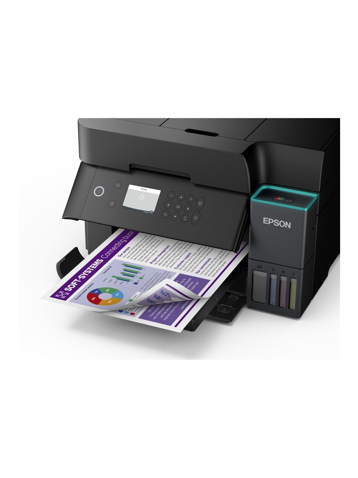 Epson | Multifunctional printer | EcoTank L6370 | Inkjet | Colour | A4 | Wi-Fi | Black 8 Epson | Multifunctional printer | EcoTank L6370 | Inkjet | Colour | A4 | Wi-Fi | Black 8
