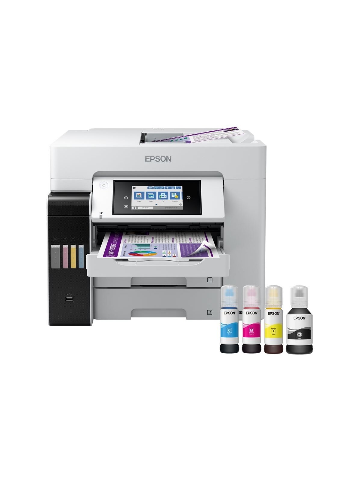Epson | Multifunctional Printer | EcoTank L6580 | Inkjet | Colour | Inkjet Multifunctional Printer | A4 | Wi-Fi | Light Grey 3 Epson | Multifunctional Printer | EcoTank L6580 | Inkjet | Colour | Inkjet Multifunctional Printer | A4 | Wi-Fi | Light Grey 3